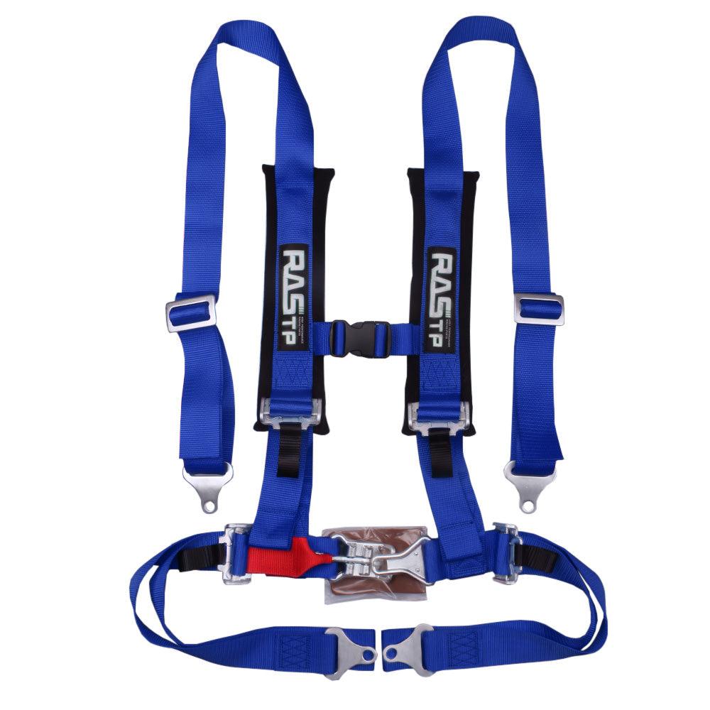 4 Point Safety Harness Racing Seat Belt with Comfort Heavy Duty Shoulder Pads