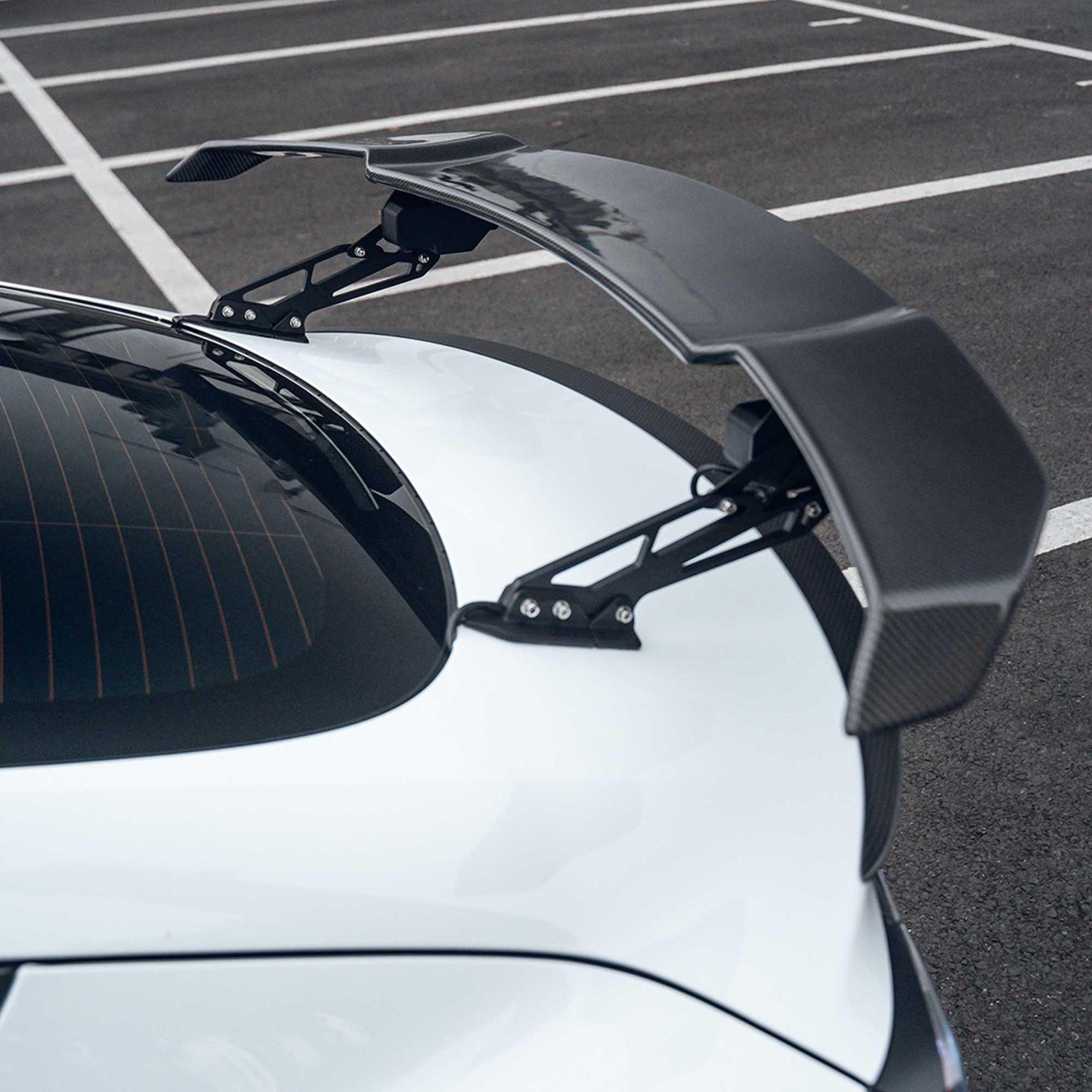 Electric Lift Rear Spoiler Rear Trunk Carbon Fiber Spoiler