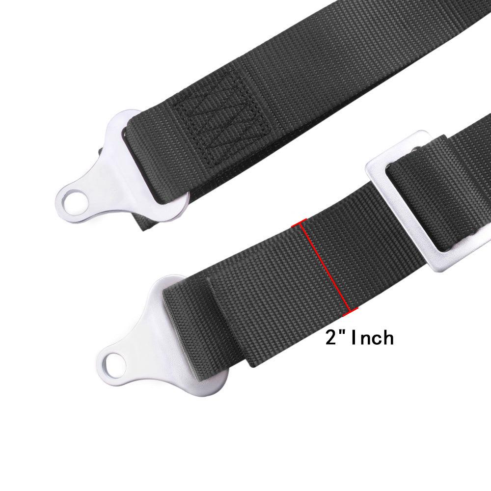 4 Point Safety Harness Racing Seat Belt with Comfort Heavy Duty Shoulder Pads