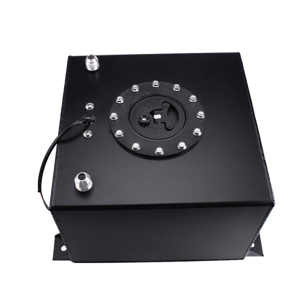 5 Gallon 20L Race Fuel Cell Gas Tank with Cap & Level Sender Top Feed