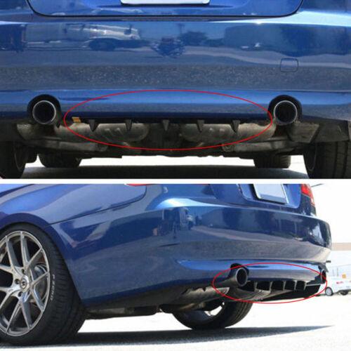 Universal 5 Fin Shark Fin Rear Bumper Lip Diffuser