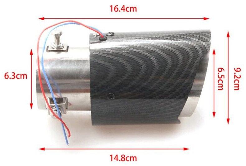 Universal Car Luminous Tail Throat LED Flaming Luminous Silencer Exhaust Tips