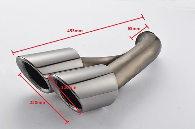 2015 Porsche Cayenne Exhaust Muffler Dual Exhaust Tips