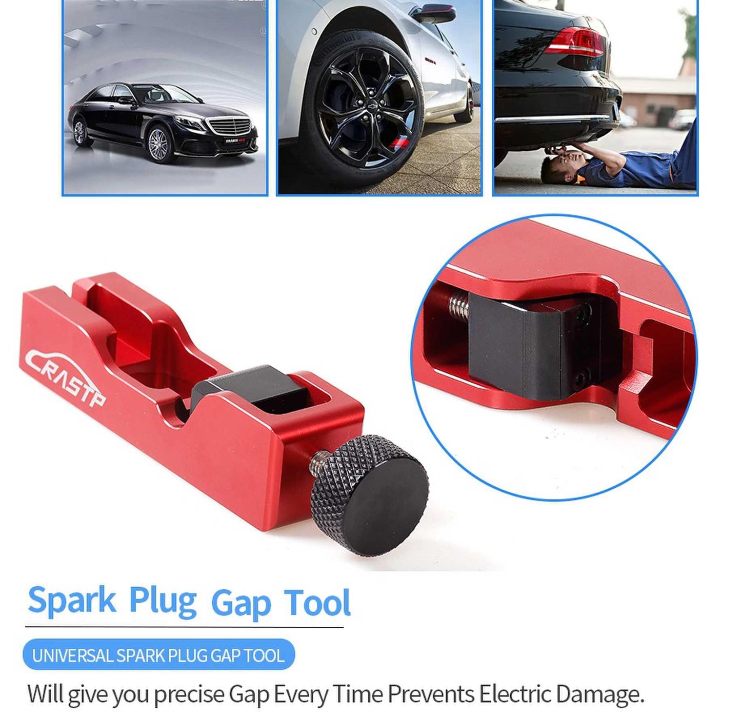 Spark Plug Gap Tool Electrode Compression for 10mm 12mm 14mm 16mm High Turbo Power Kit