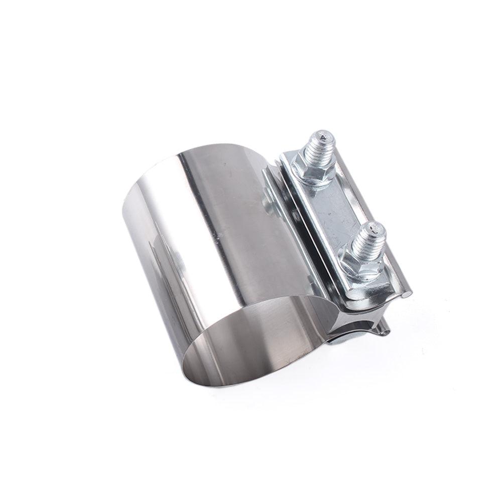 2.25" 2.5" 3.0" Exhaust Lap Joint Exhaust Clamp,Butt Joint Band Clamp Sleeve Coupler