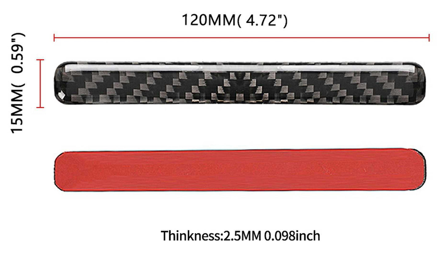 Carbon Fiber 4Pcs Car Door Anti-Collision Strip protection Sticker