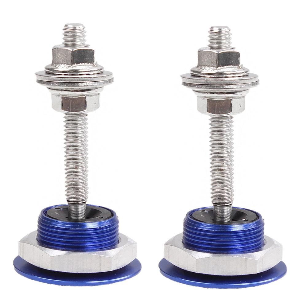 2Pcs Hood Pins Lock Clip Kit for Car Bumper License Plate Hood