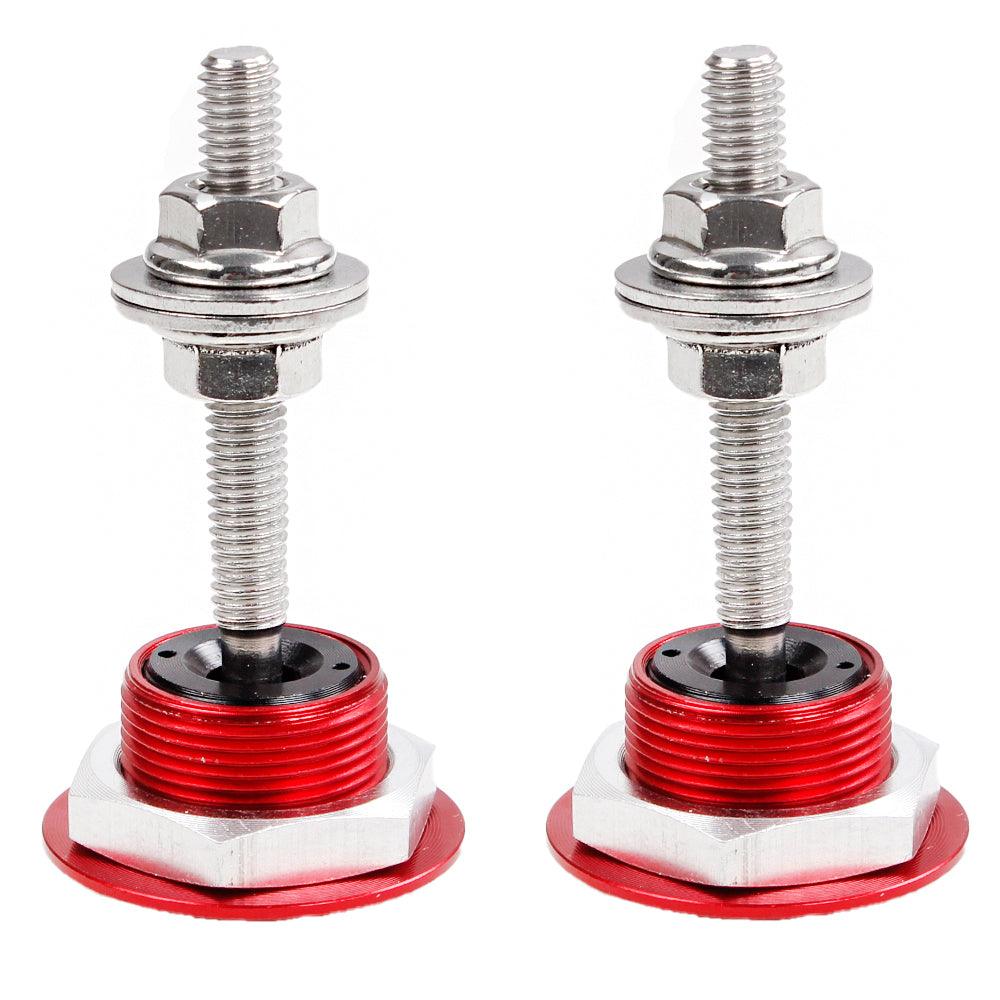 2Pcs Hood Pins Lock Clip Kit for Car Bumper License Plate Hood