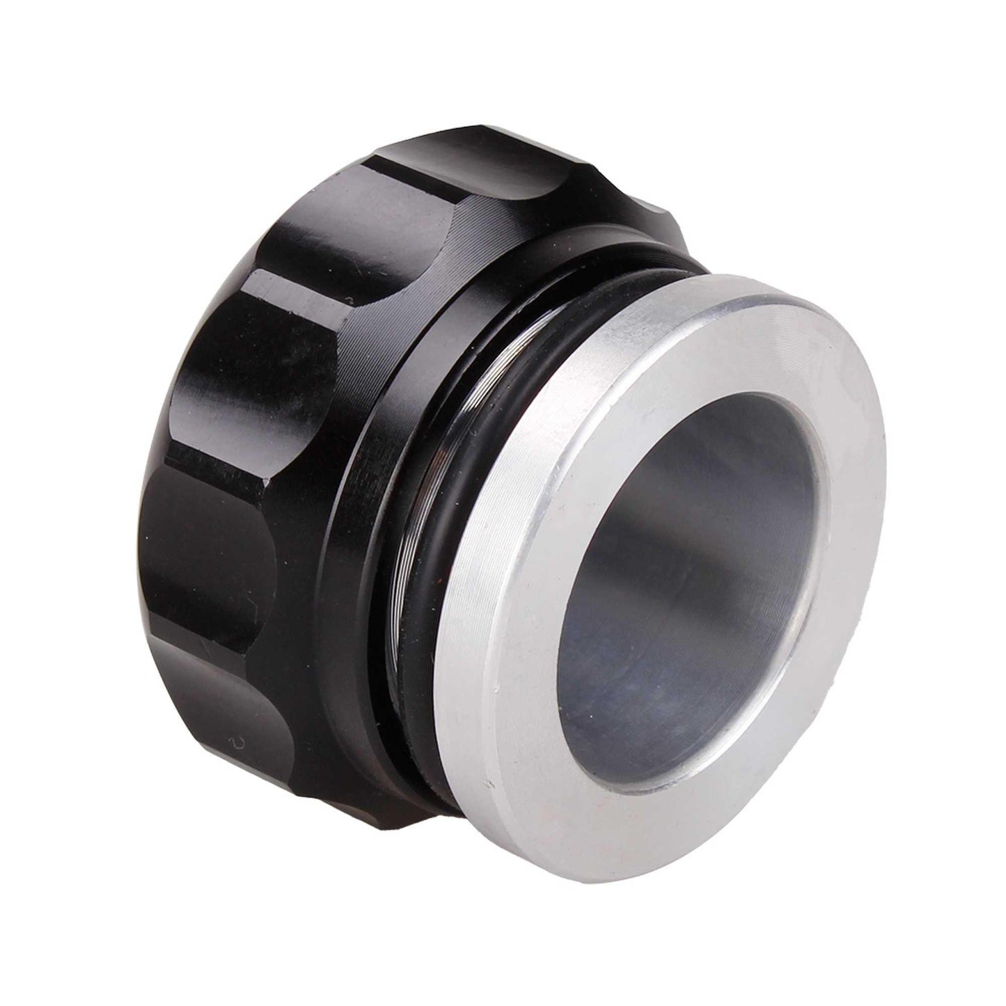 Aluminium Weld on Filler Neck and Cap Oil Fuel Surge Tank Water Tank Radiator Coolant Reservoir Cap
