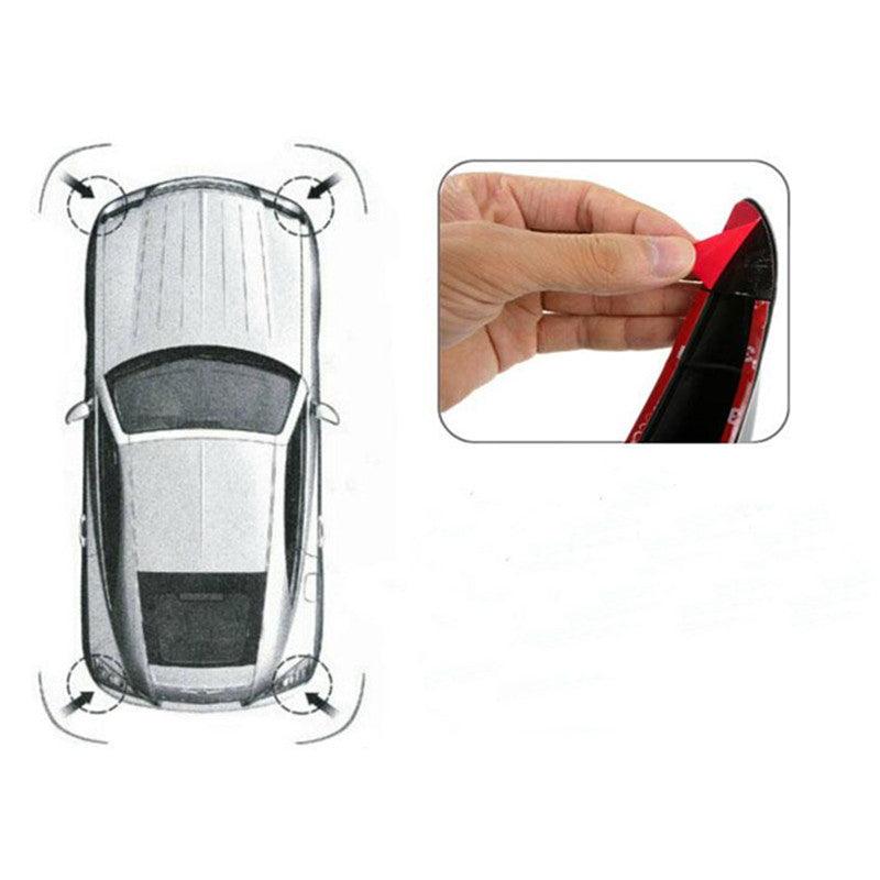 Car Rubber Bumper Protector Guard Corner Strip Crash Bar Trim Protection Strip Scratch