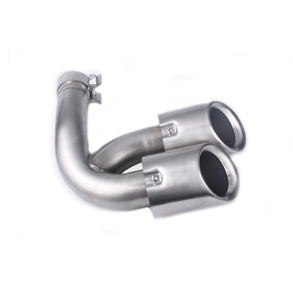 2018 Porsche Cayenne Dual Exhaust Tips Exhaust Muffler
