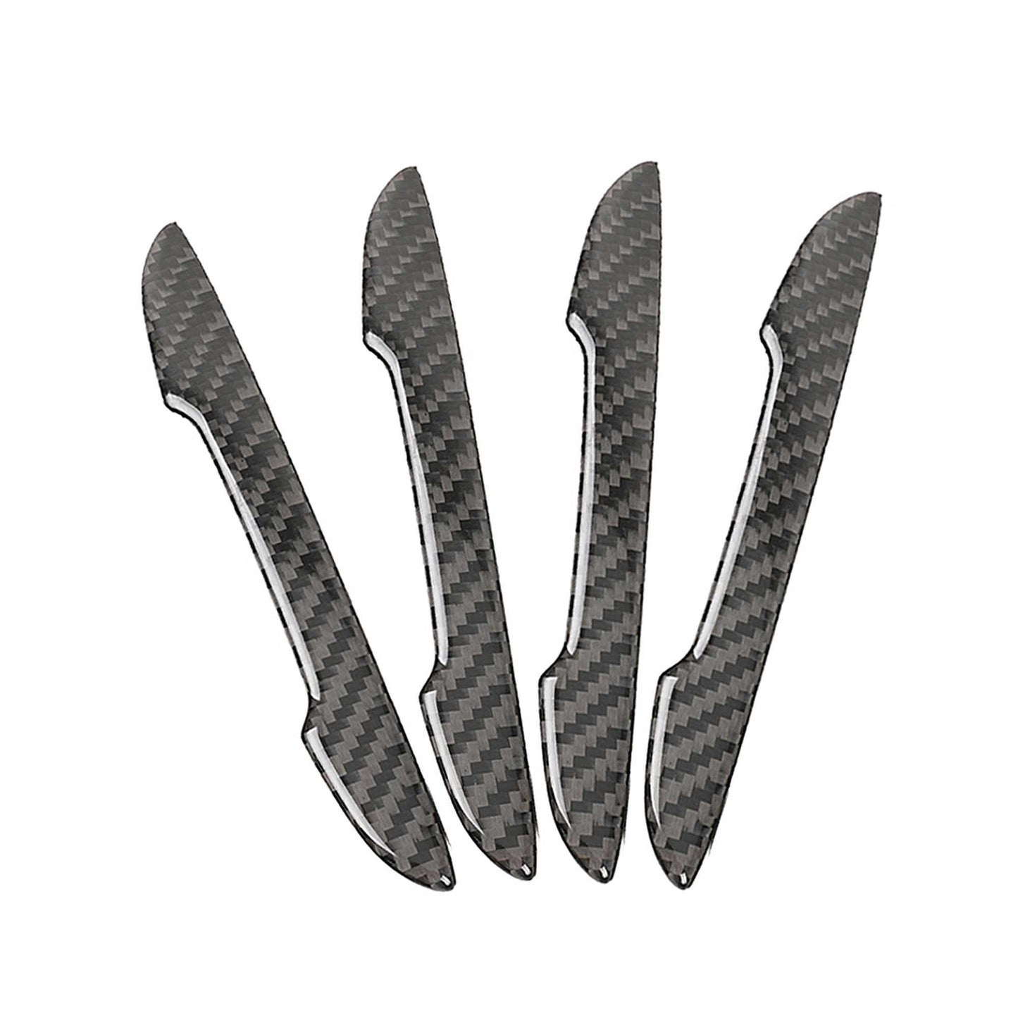 Carbon Fiber 4Pcs Car Door Anti-Collision Strip protection Sticker