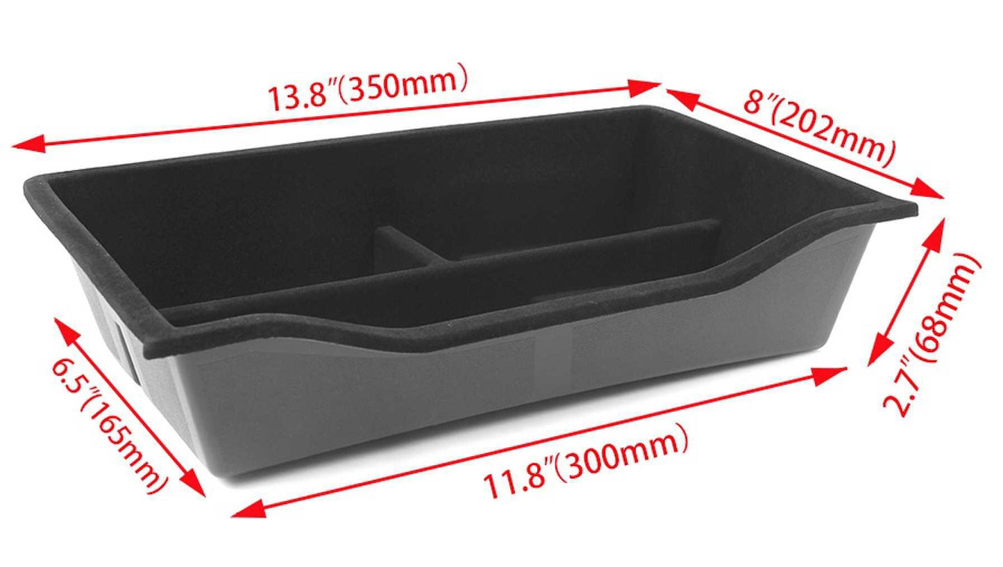 Main and Co-Pilot Passenger Seat Storage Box for Tesla Model Y 2020-2021