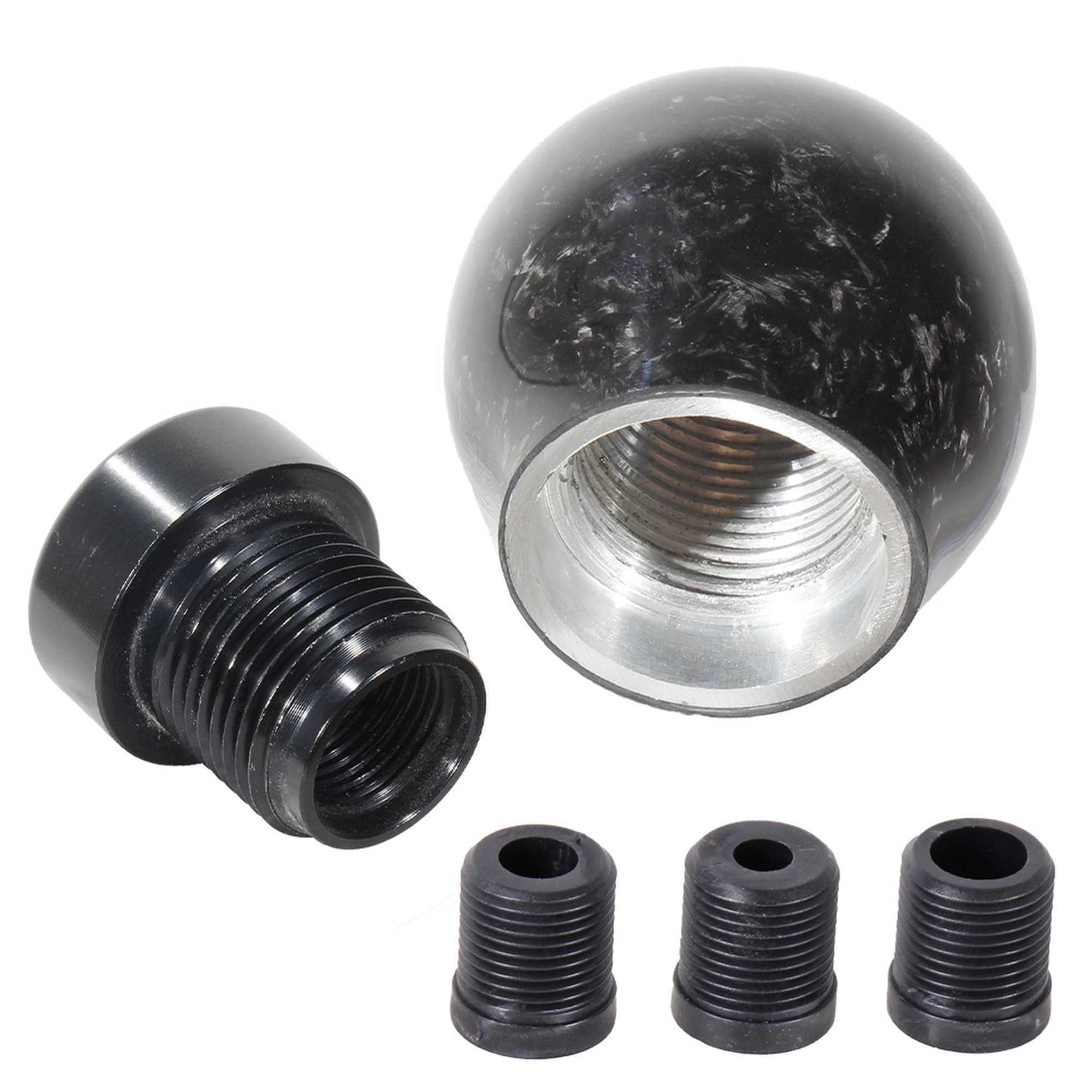 Universal Forged Carbon Fiber Shift Knob Ball Shifter Knobs