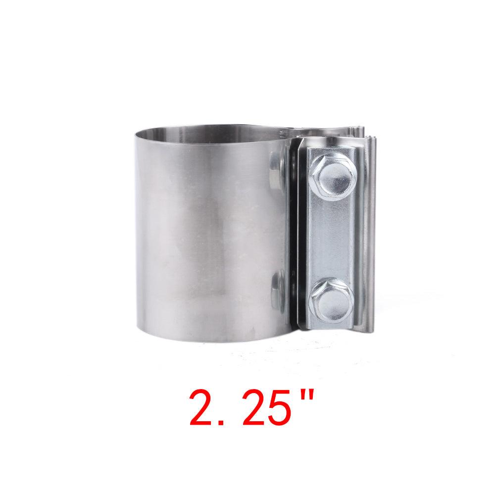 2.25" 2.5" 3.0" Exhaust Lap Joint Exhaust Clamp,Butt Joint Band Clamp Sleeve Coupler