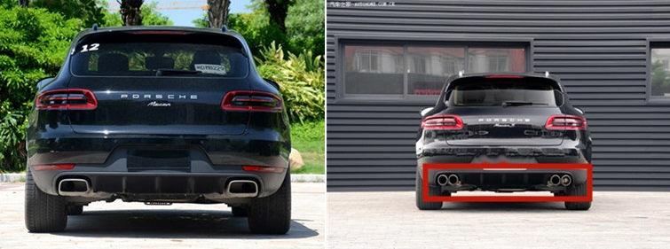 2014 Porsche Macan Dual Exhaust Tip Exhaust Muffler