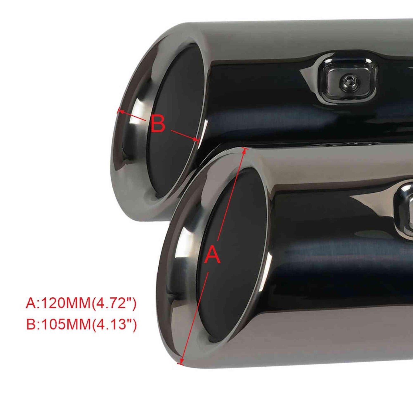 2015-2017 Porsche Cayenne 8100C Exhaust Muffler Dual Exhaust Tip