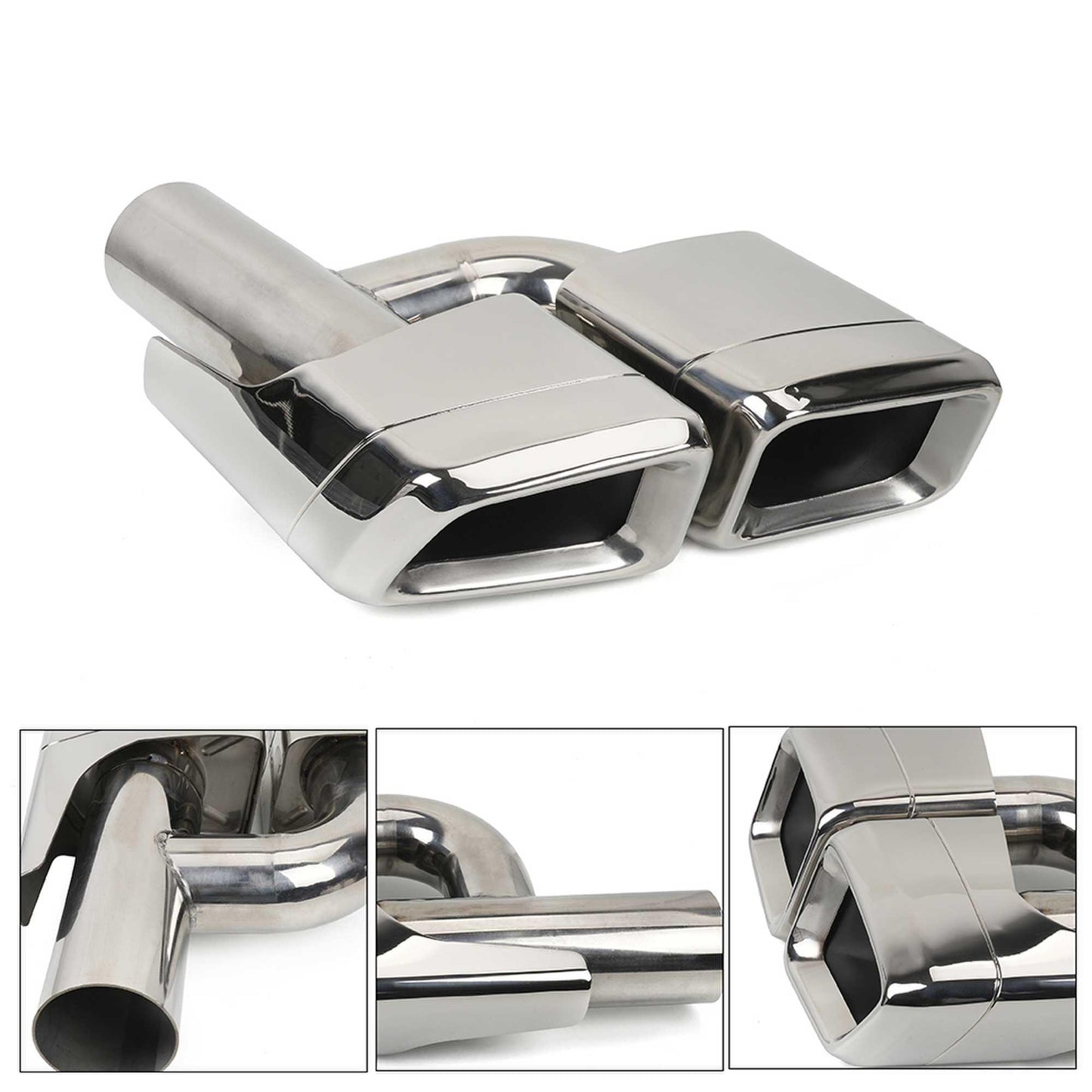 2006-2013 Mercedes Benz E Class W212 Dual Exhaust Tips Exhaust Muffler