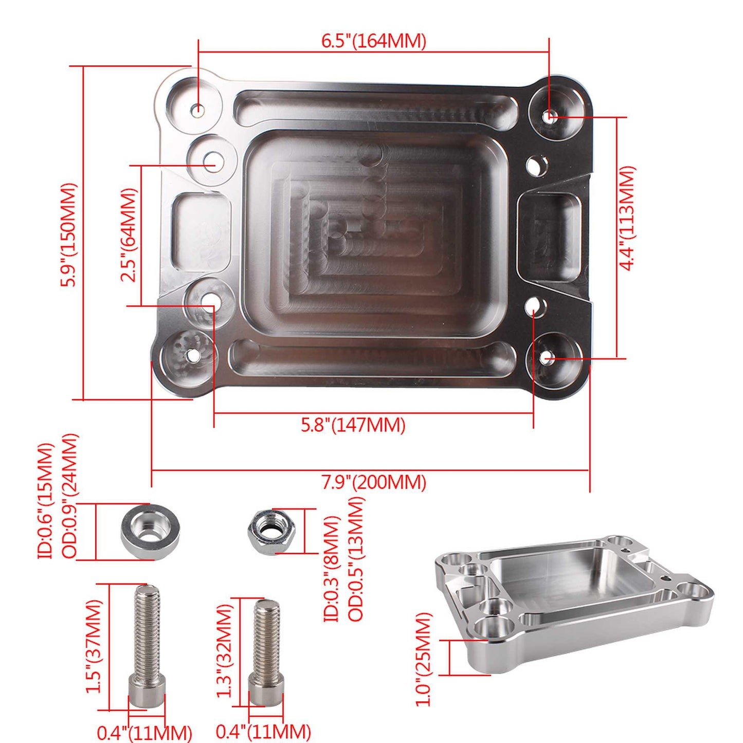 Billet Shifter Base Plate for Honda Civic K20 K24 K Series Swap
