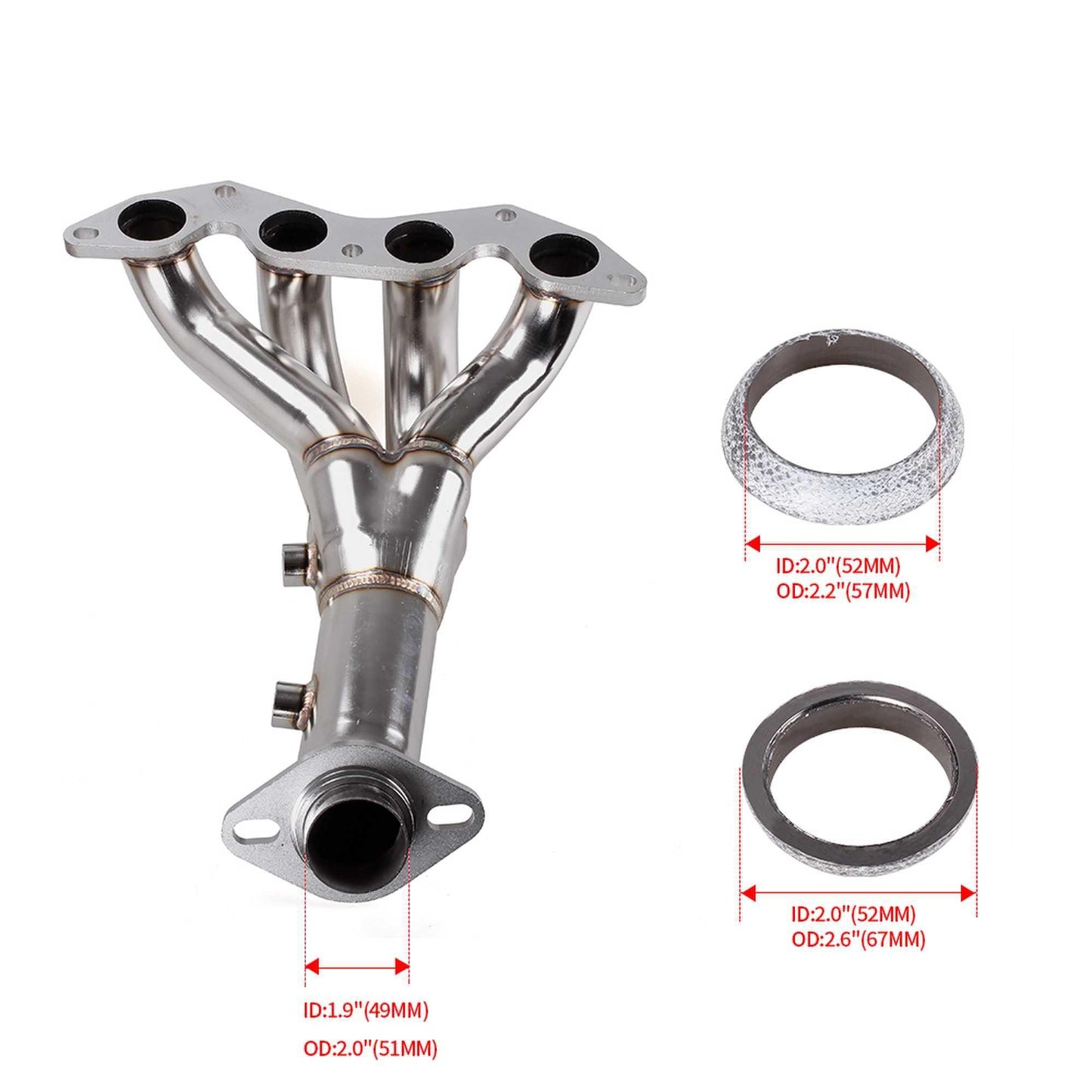 Exhaust Manifold for 01-05 Honda Civic DX/LX D17 1.7 EM2/ES1