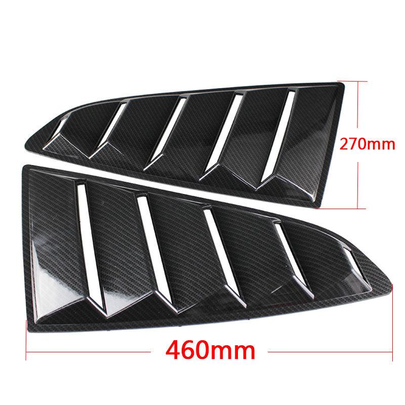 Side Window Louvers for Ford Mustang 2015-2018