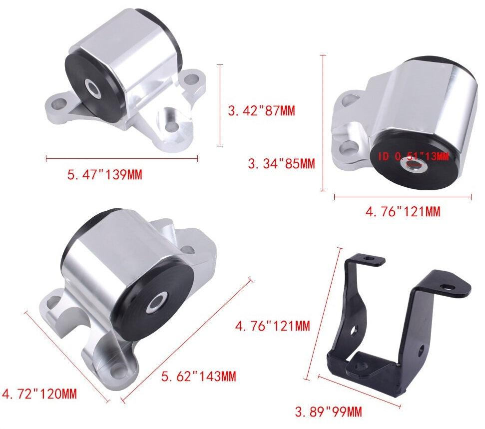 Engine Swap Mount Kit (2-bolt Left Mount) Fit for 1996-2000 HONDA CIVIC B-Series