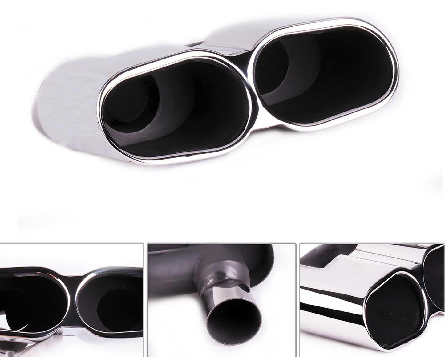 2008-2013 Mercedes Benz S Class W22 Dual Exhaust Tips Exhaust Muffler
