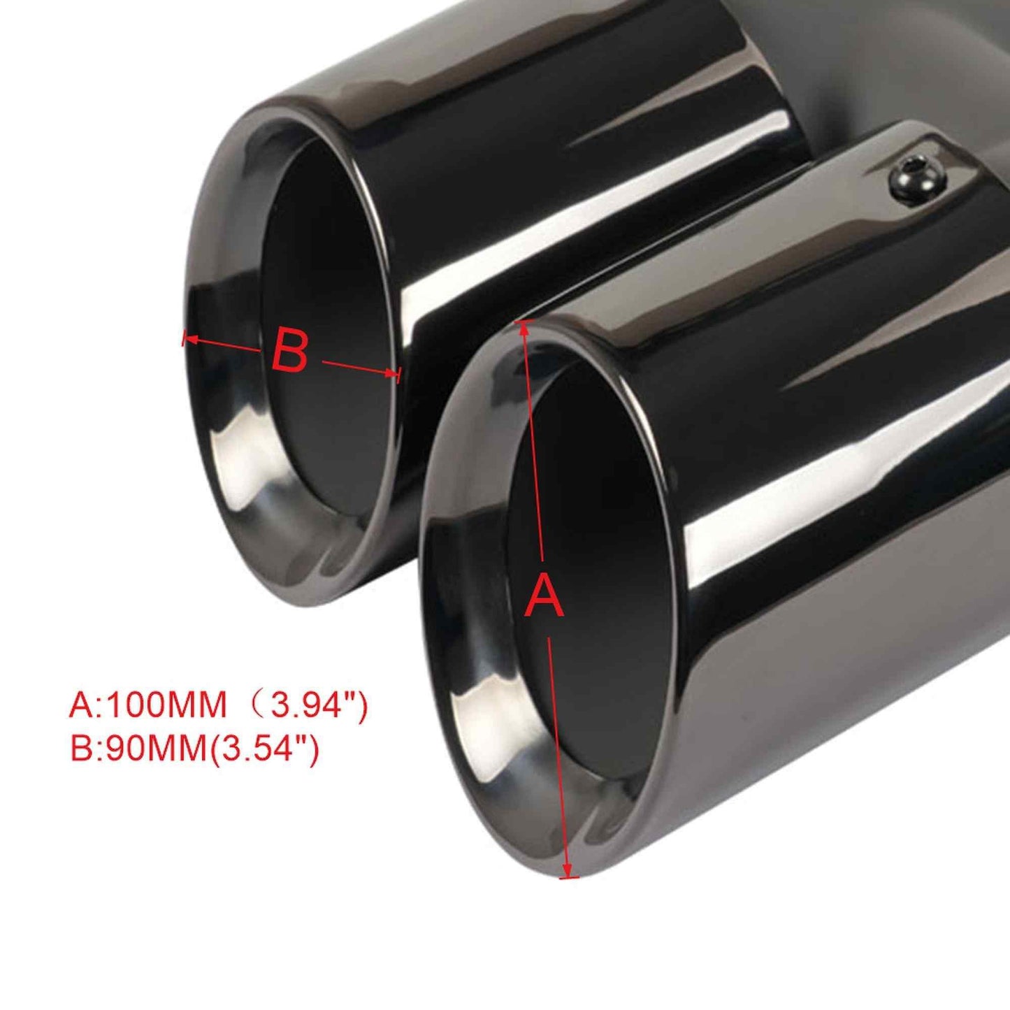 2016-2023 Porsche Cayenne 8117C Dual Exhaust Tips Exhaust Muffler
