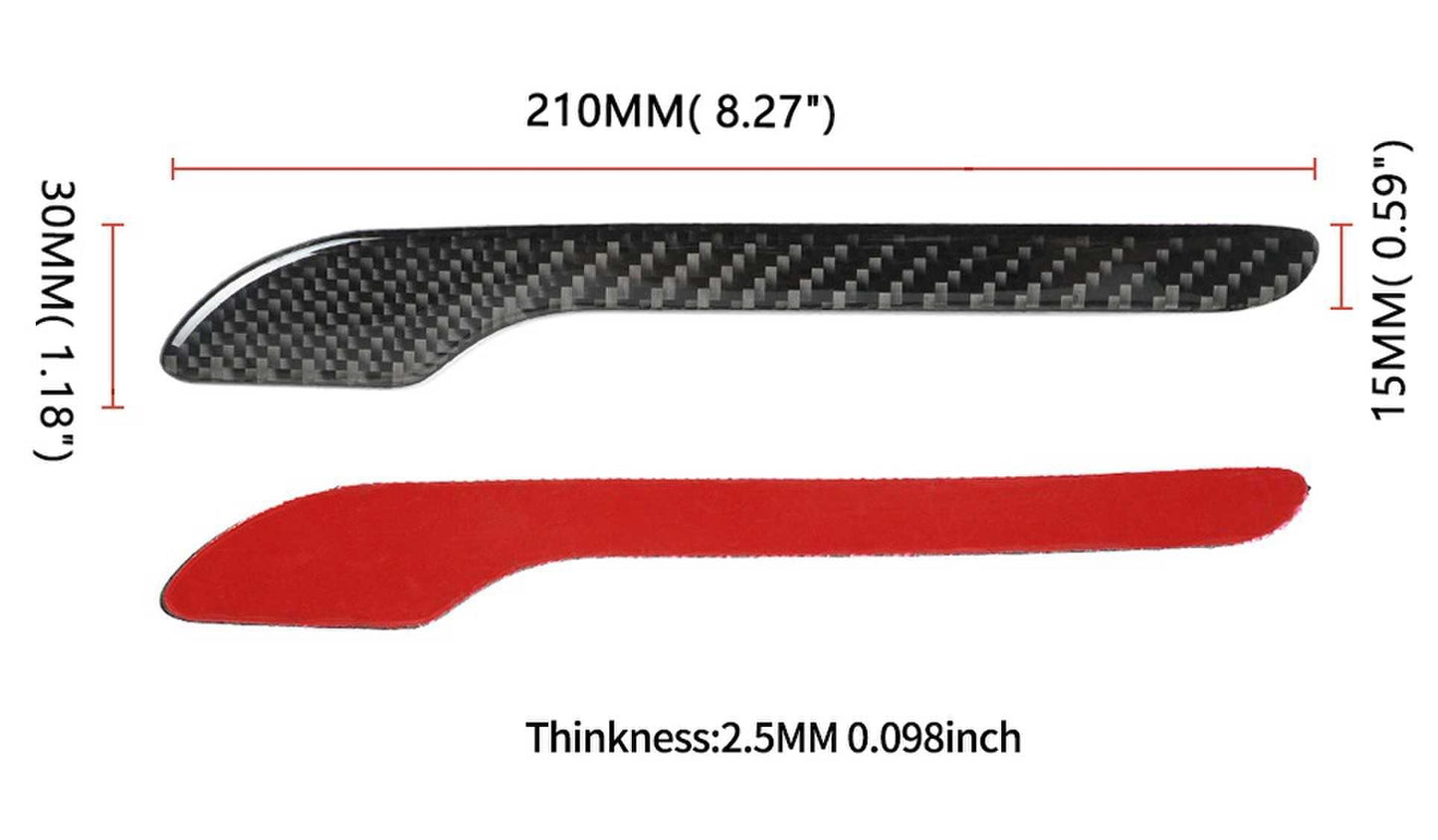 Tesla Carbon Fiber Door Handle Cover Protector Sticker