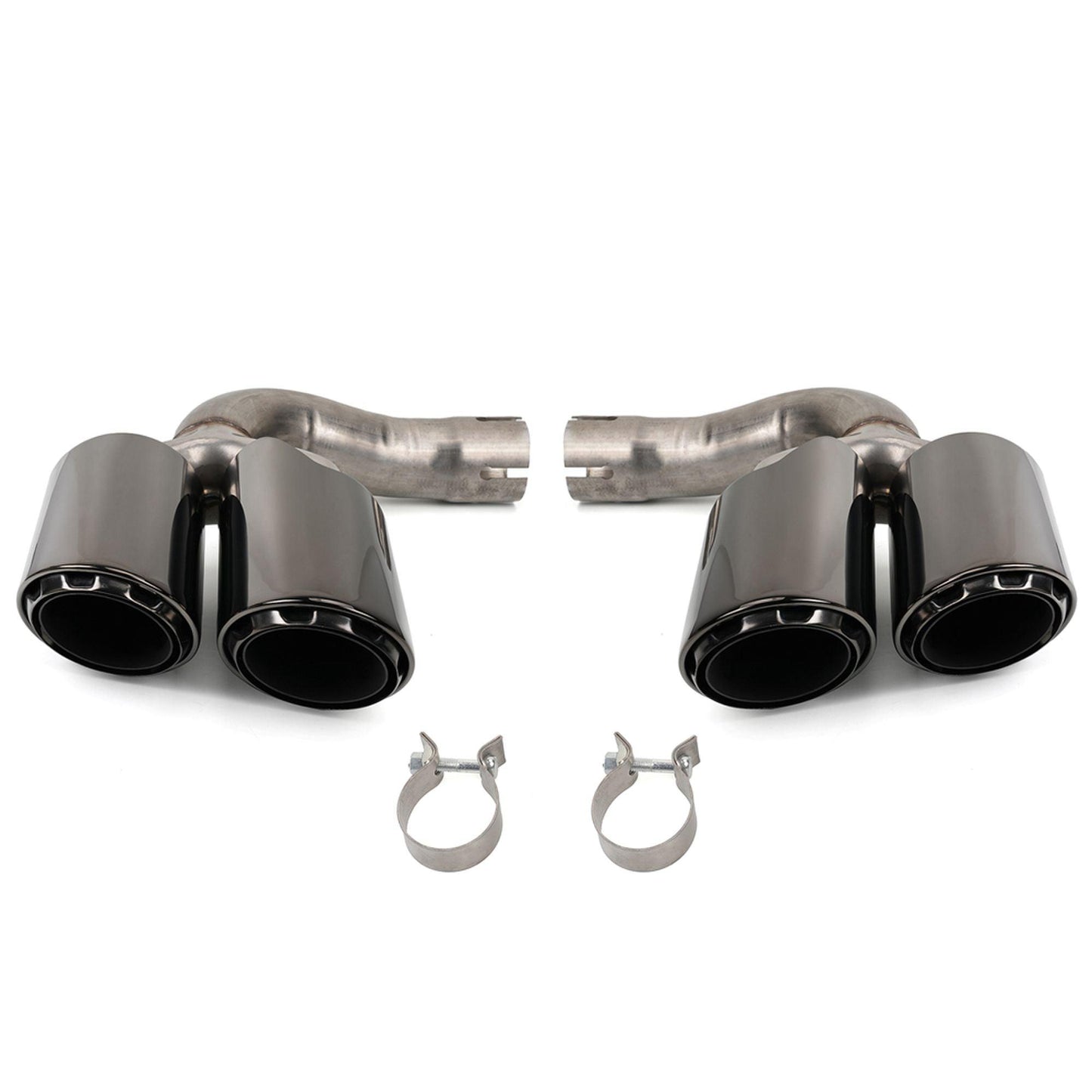 2018-2022 Porsche Cayenne Dual Round Exhaust Tip Exhaust Muffler