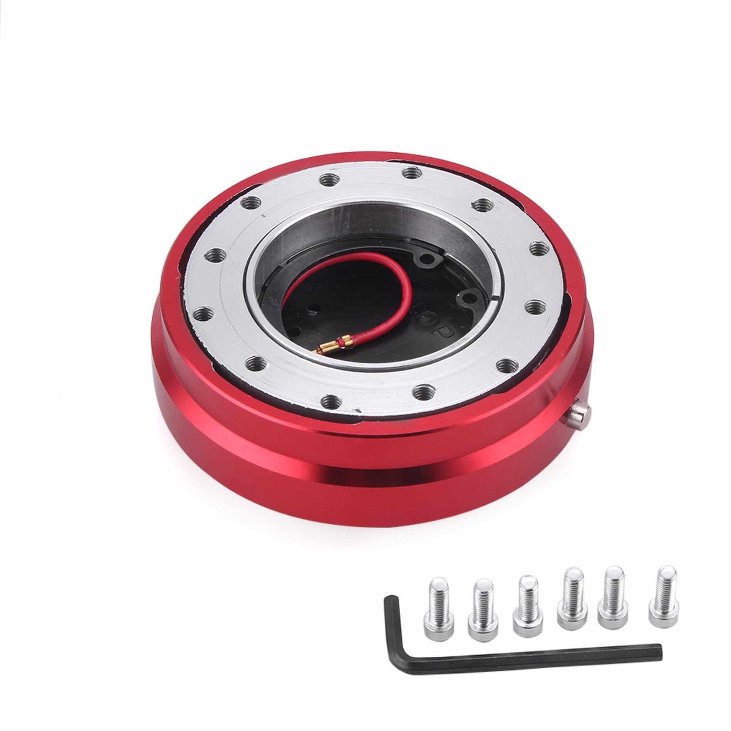 Universal Racing Quick Release Steering Wheel Full Kit Slim High-Strength