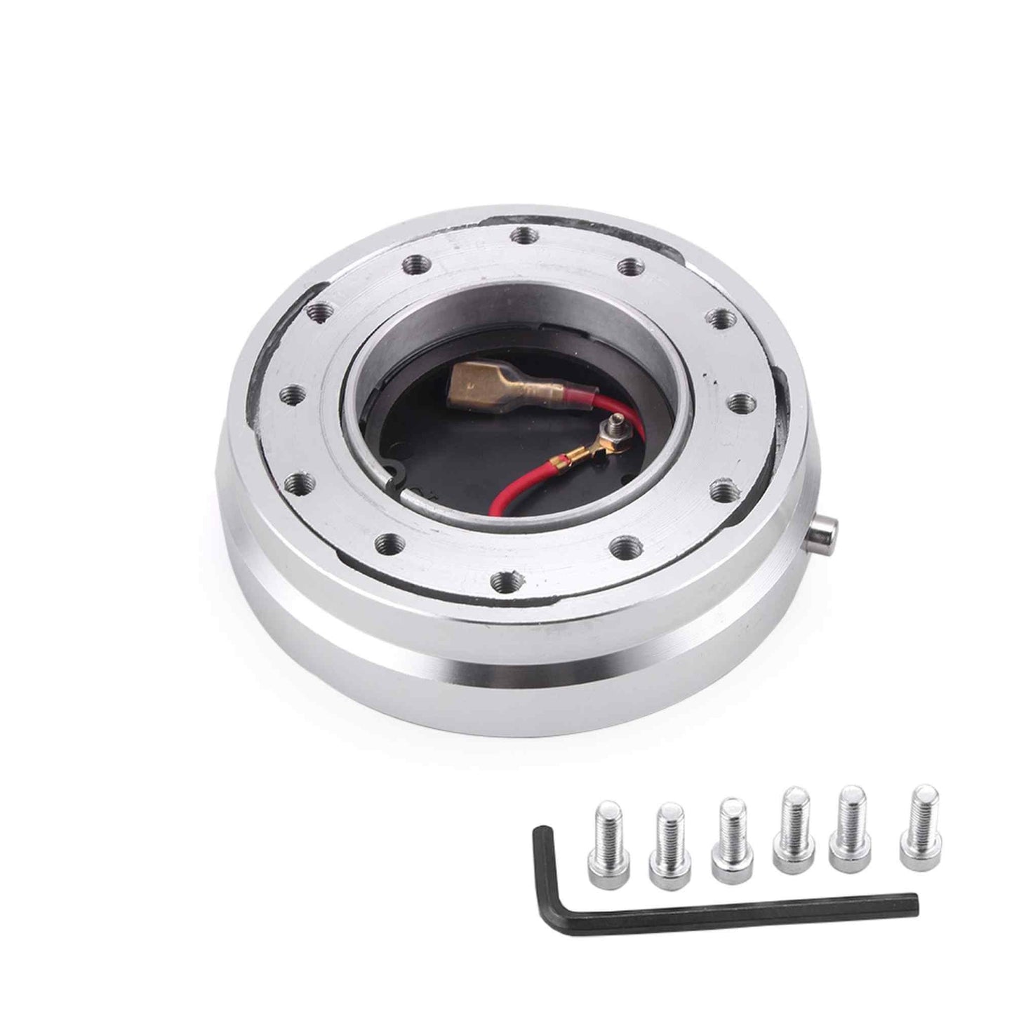 Universal Racing Quick Release Steering Wheel Full Kit Slim High-Strength