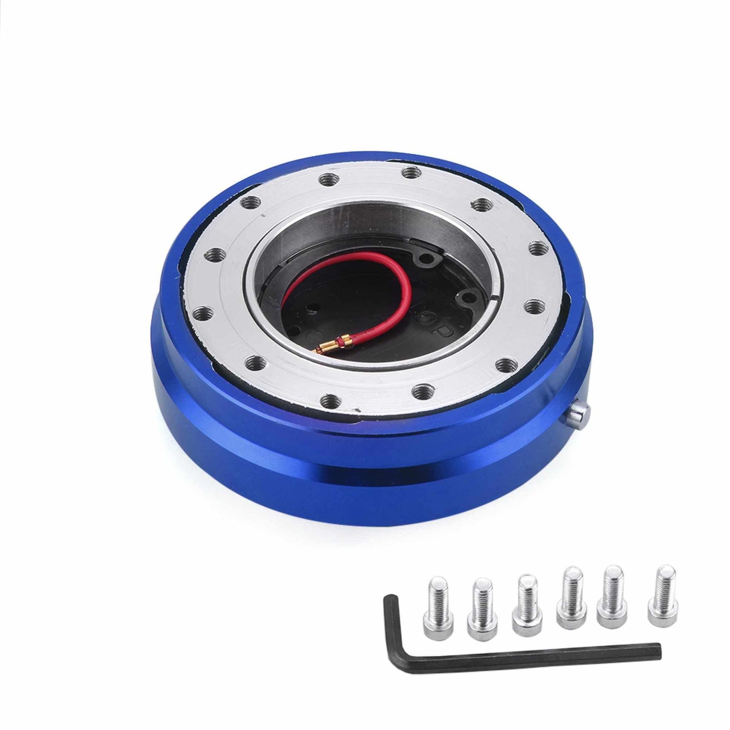 Universal Racing Quick Release Steering Wheel Full Kit Slim High-Strength