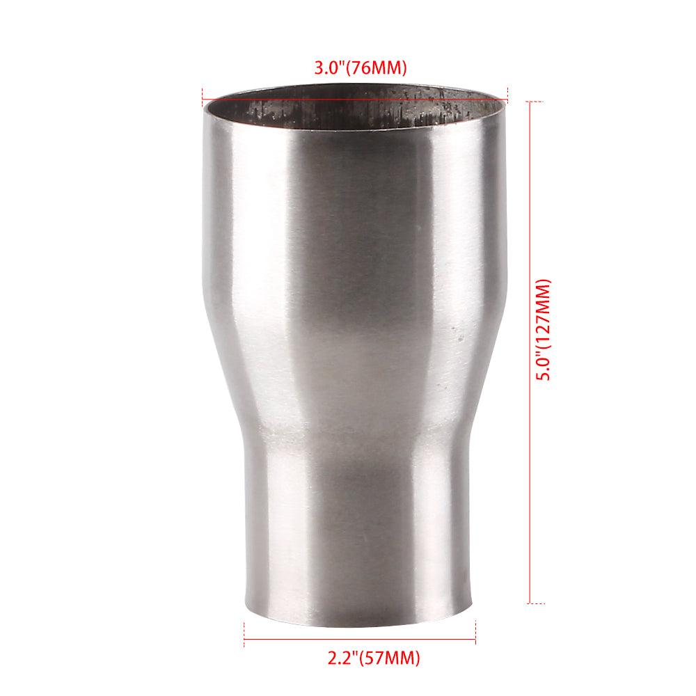 Universal Exhaust Reducer Connector Pipe Tube Adapter OD:2" 2.25'' 2.5'' 3''