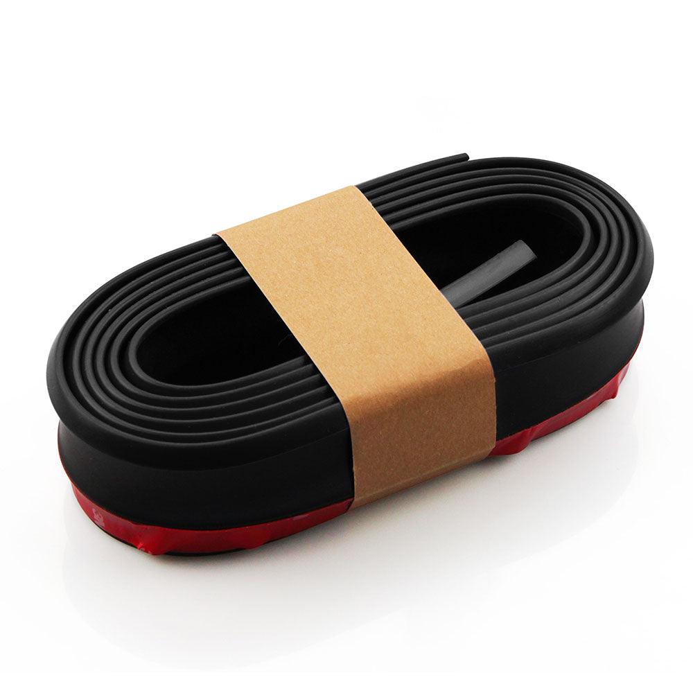 Universal 2.5m Car Bumper Lip Stickers Protector Front Bumper Lip Splitter Car Sticker Body Kits Rubber Strip