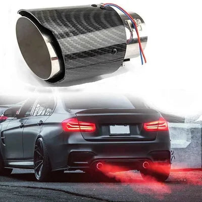 Universal Car Luminous Tail Throat LED Flaming Luminous Silencer Exhaust Tips