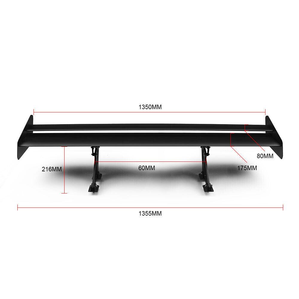 53 Inch Double Deck GT Wing Spoiler Lightweight Drift Rear Spoiler