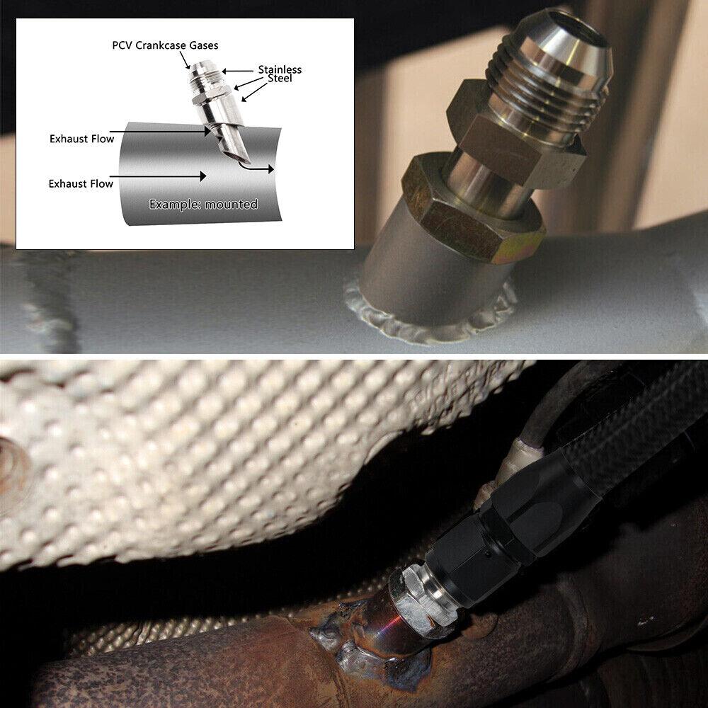 Universal Stainless Steel E-VAC Scavenger Kit Includes T304 SS E-VAC Fitting
