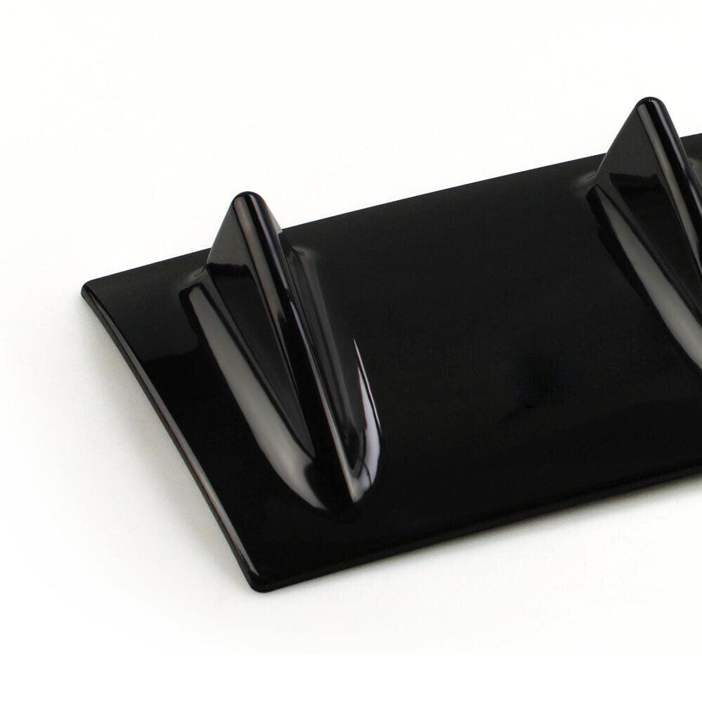 Universal 33 inch Shark Fin Rear Bumper Lip Diffuser 7 Fin