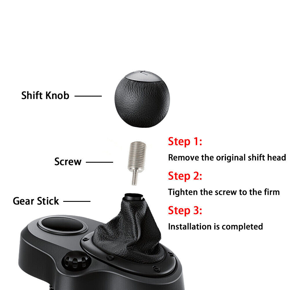M12x1.25 Shift Knob Screw Adapter for Logitech G920 G29 G27 G25 Shift knob Modification