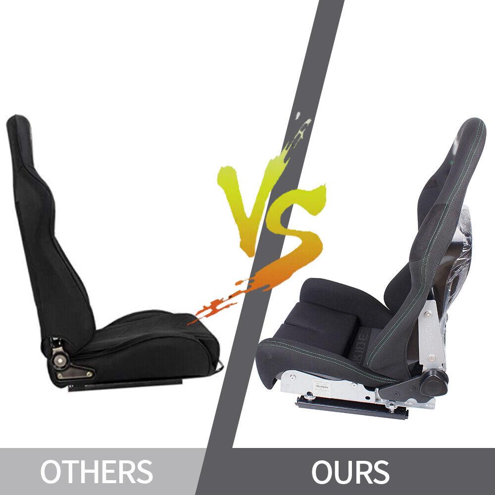 Racing Seats Adjustable Slider Back Cushion