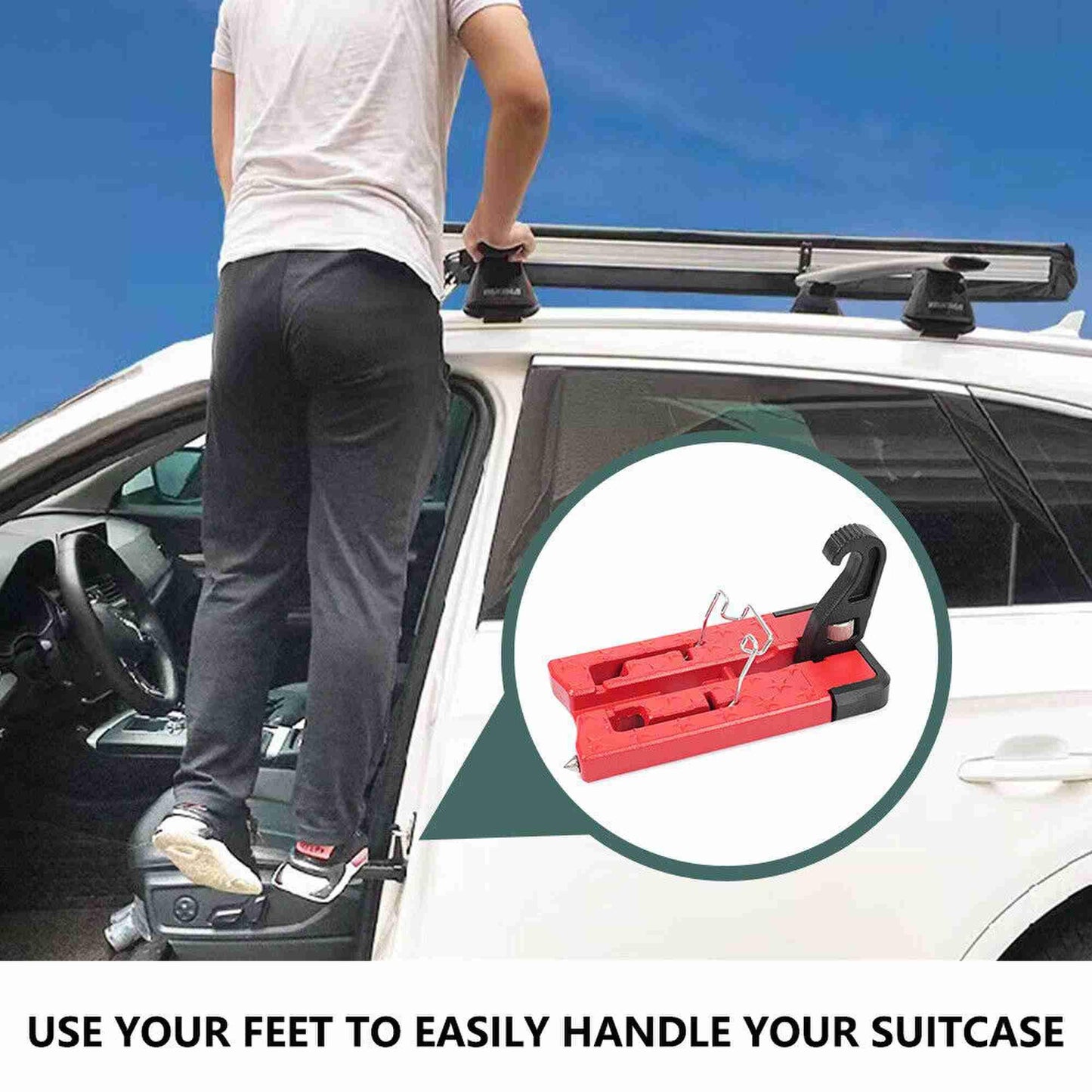 Car Roof Rack Step Car Door Step Foot Pedal Multi