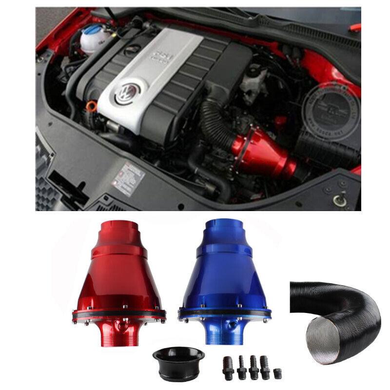 Universal 70mm Cold Air Filter Closed Intake System High-Flow Air Filter Kit