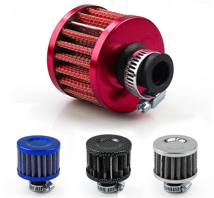 Universal 12mm Air Filter Vent Crankcase Breathe Filter with Clamp