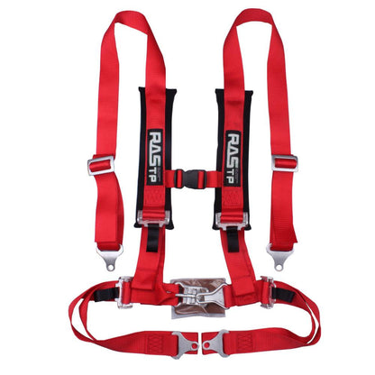 4 Point Safety Harness Racing Seat Belt with Comfort Heavy Duty Shoulder Pads