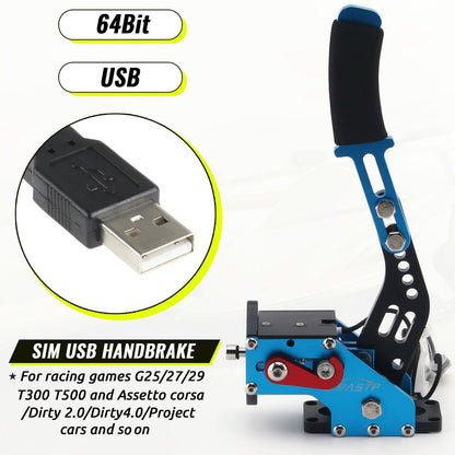 64 Bit USB PC Handbrake for Logitech G29 G27 G920 T300 T500