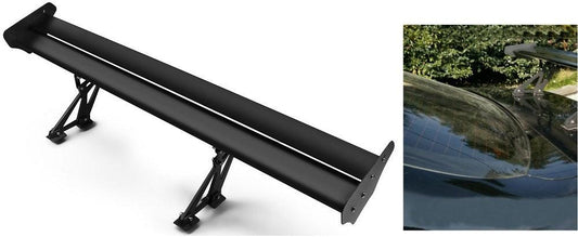 53 Inch JDM Drift Rear Spoiler Adjustable Double Deck Car Spoiler