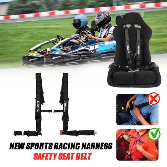 4 Point Racing Harness 2 Inch Padding Advanced Buckle