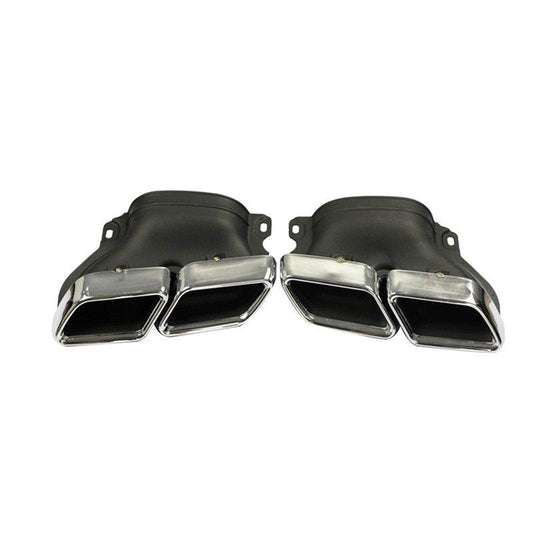 2014 Mercedes Benz C-Class W205 Dual Exhaust Tips Exhaust Muffler