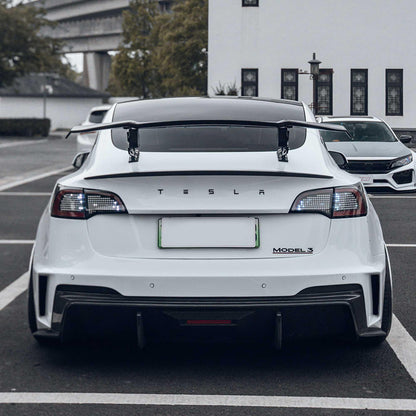 Electric Lift Rear Spoiler Rear Trunk Carbon Fiber Spoiler